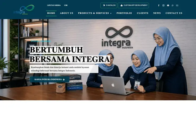 PT. Integra Inovasi Indonesia website