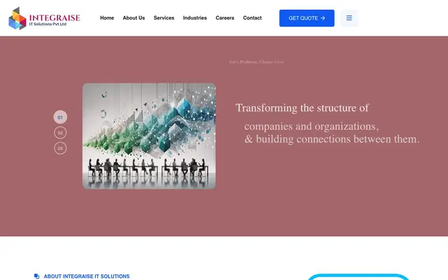Integraise IT Solutions Pvt Ltd website