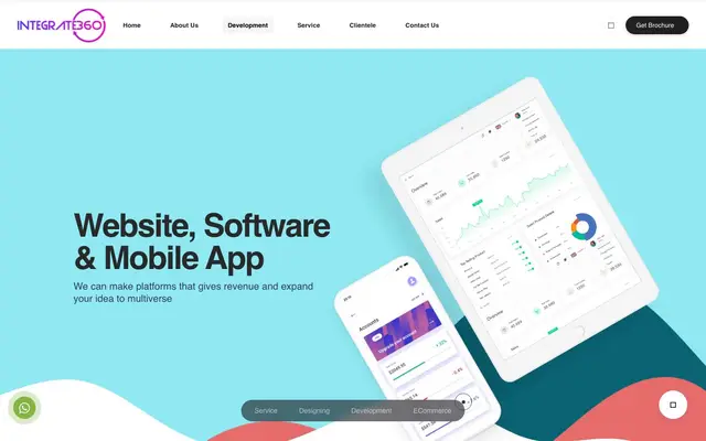 Integrate 360 - Digital Agency website
