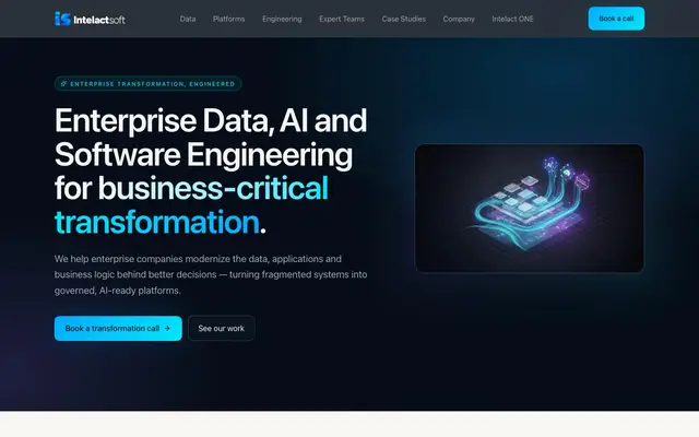 Intelactsoft website