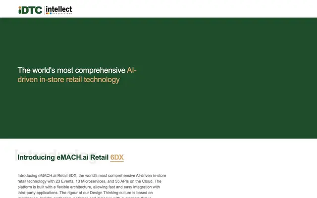 Intellect Commerce website