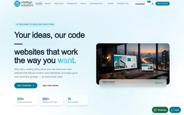 Intelligic Solutions website