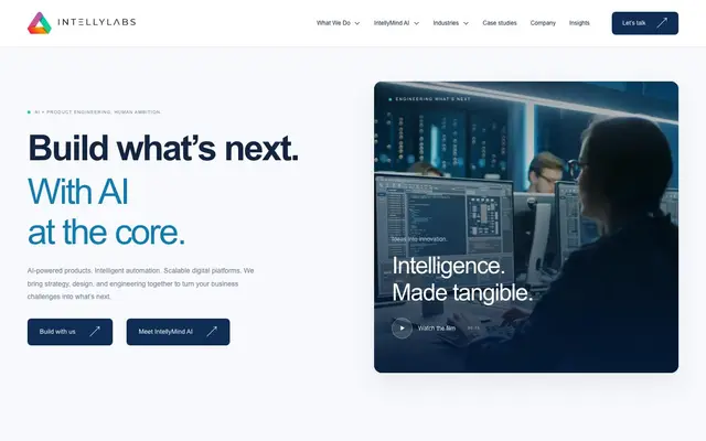IntellyLabs Technologies website
