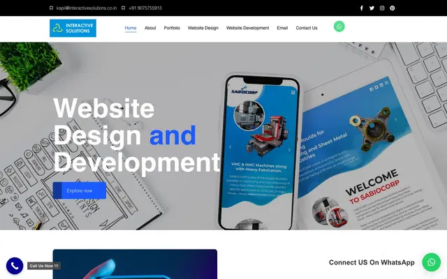 Interactive Solutions website