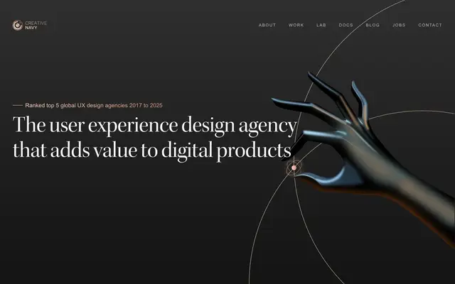 Creative Navy website