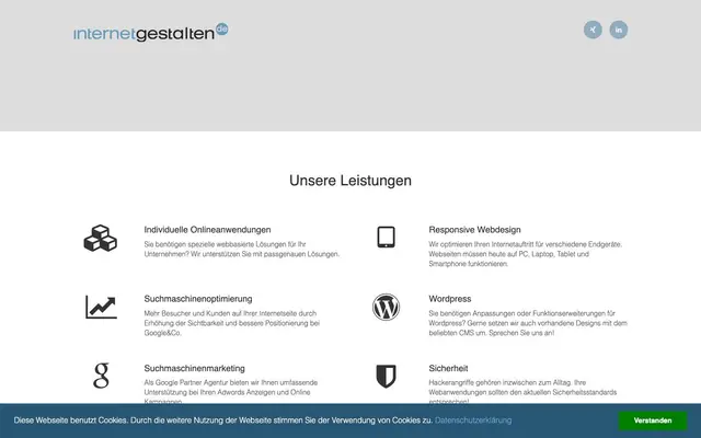 internetgestalten website