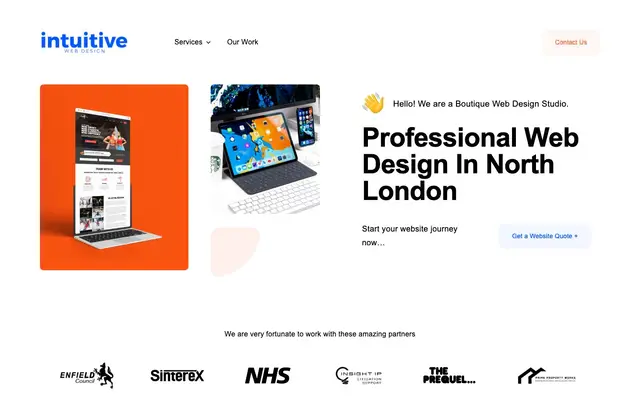 Intuitive Web Design Limited website
