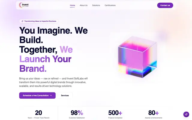 Invent SoftLabs (India) Private Limited website