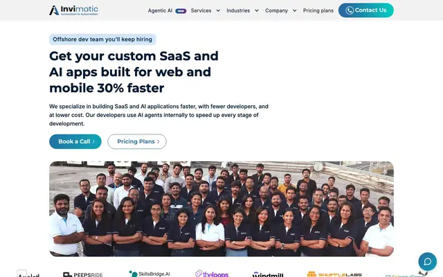 Invimatic Technologies Pvt Ltd website