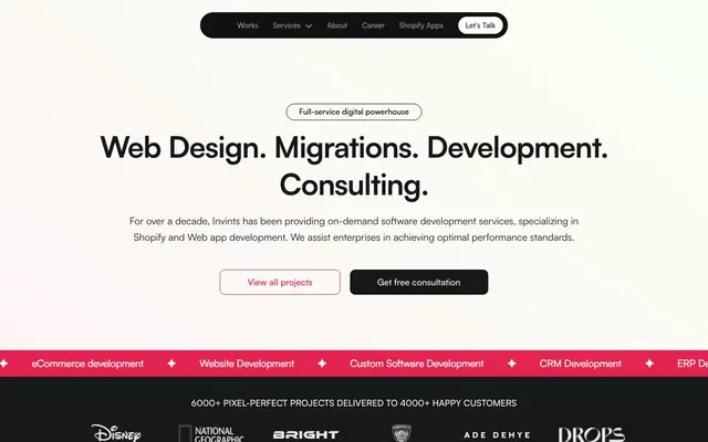 Invints Infotech LLP website