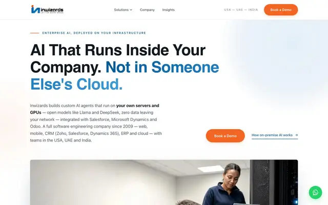 Inwizards Software Technology website