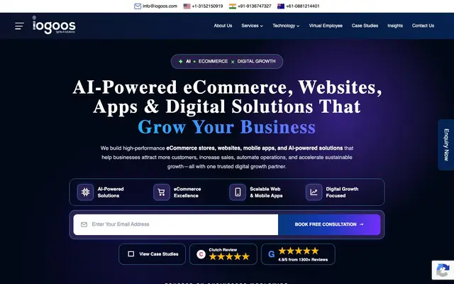 IOGOOS Solution Pvt Ltd website