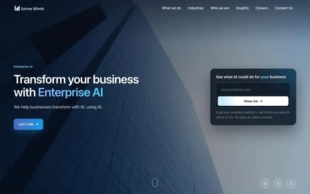 IoTree Minds LLP website