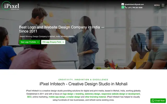 iPixel Infotech (Mohali) website