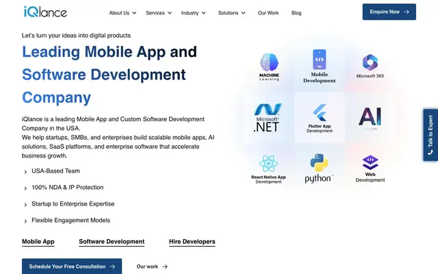 IQLANCE SOLUTIONS PVT LTD - Hire App Developers… website