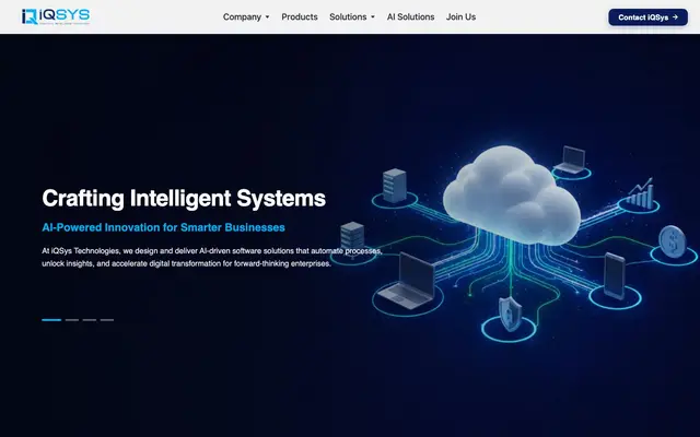 iQSYS Tech Pvt Ltd website
