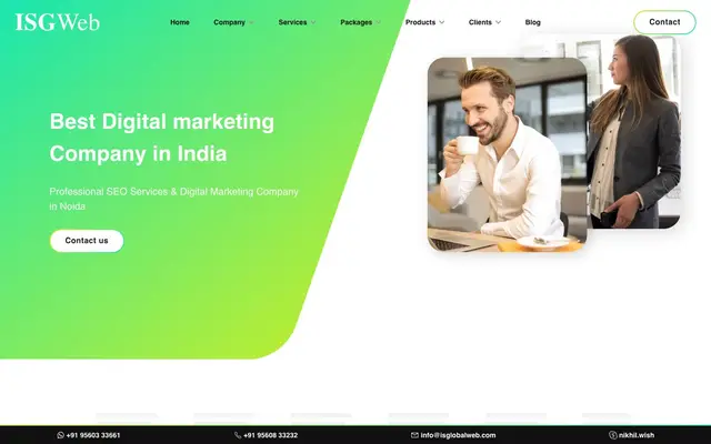 IS Global Web website