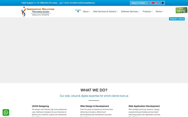 Innovative Solution Technologies website