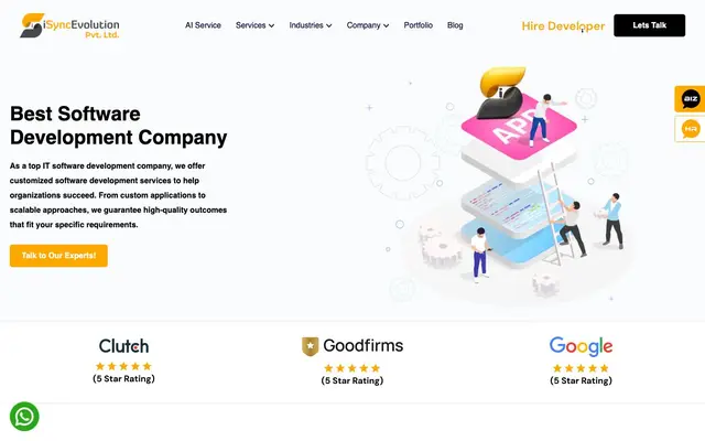 iSyncEvolution Pvt Ltd website
