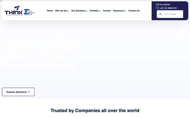 Think Technology Services website