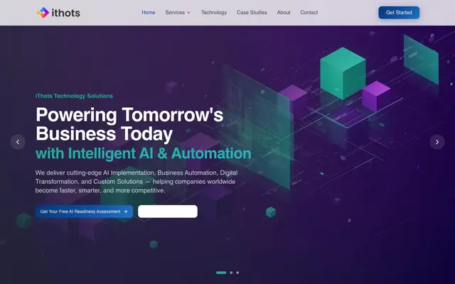 iThots Technology Solutions Pvt. Ltd website
