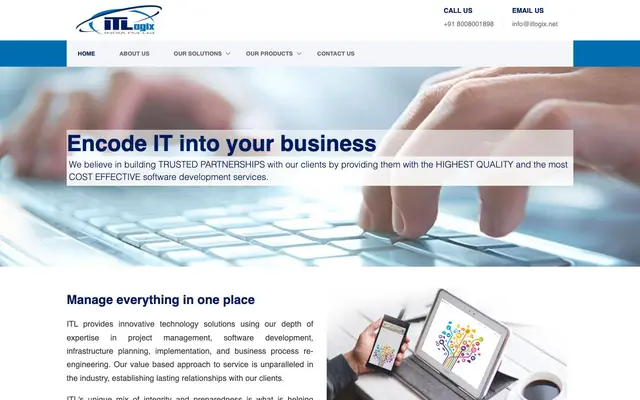IT Logix India Private Limited website