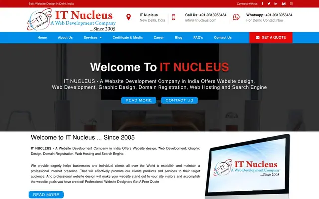 IT Nucleus website
