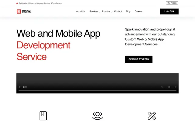 Itobuz Technologies Pvt. Ltd. website