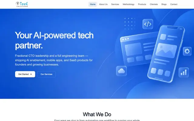 iTool Solutions website