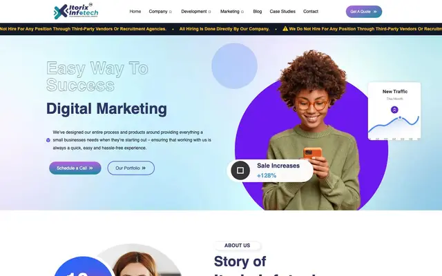 Itorix Infotech website