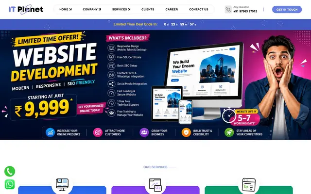 IT Planet website