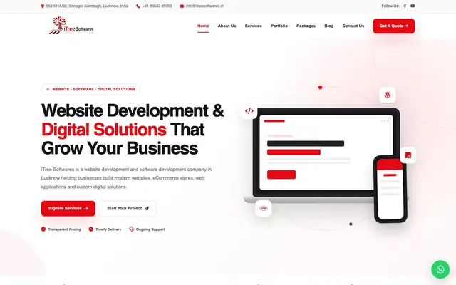 iTree Softwares | Website Development, Website Designer website