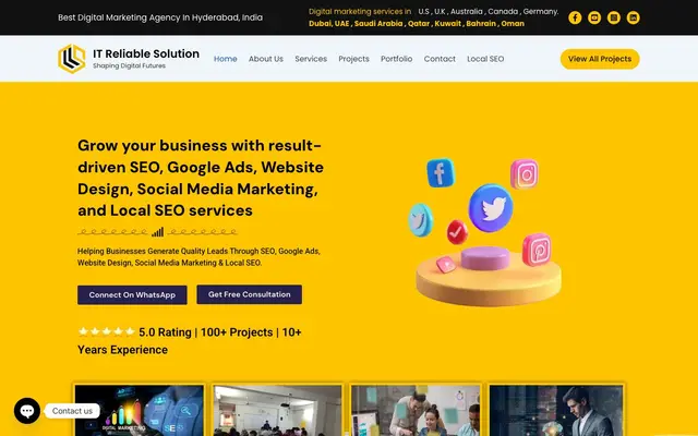 Reliable Solutions website