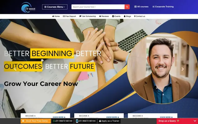 IT Wave Solution website