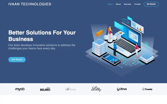 Ivaan Technologies website