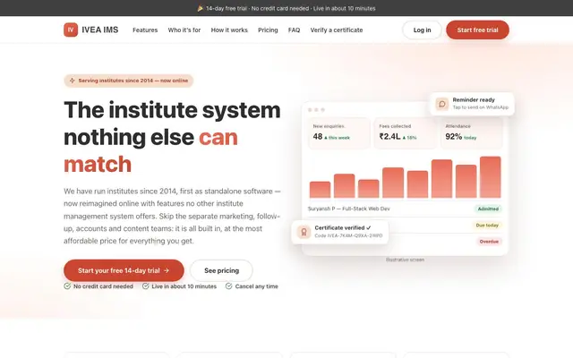 IVEA InfoTech Solutions Pvt Ltd website