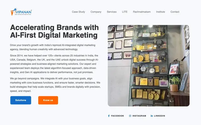 iVIPANAN Digital Marketing Services website