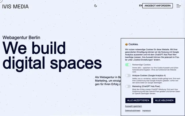 IVIS MEDIA Berlin - Webagentur website