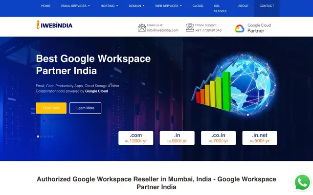 Google Workspace Reseller Partner Mumbai, India website