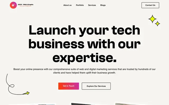 UI/UX website