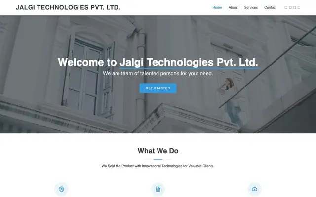 Jalgi Technologies Pvt. Ltd. website