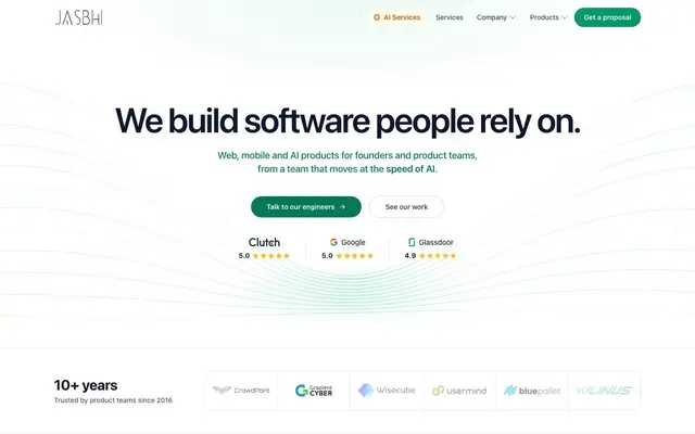 Jasbhi Technologies website