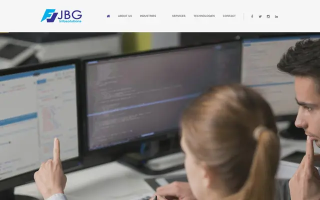 JBG Infosolutions Pvt. Ltd. website