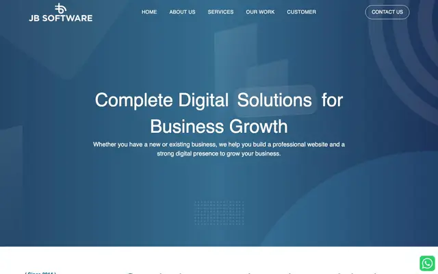 JB Software website
