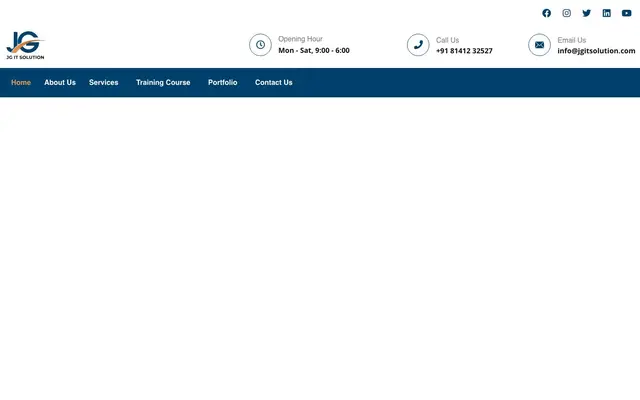 JG IT Solution website