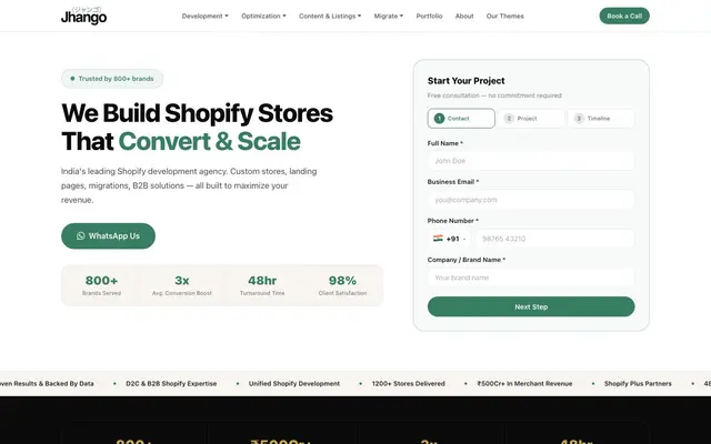 Jhango website