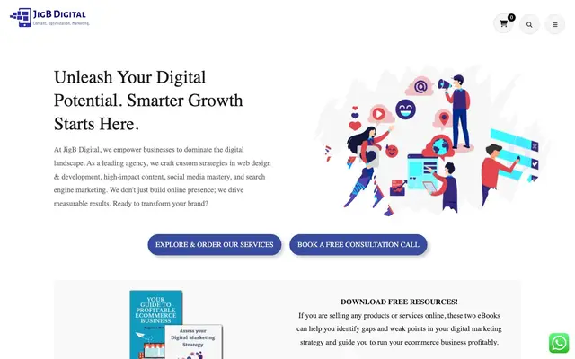 JigB Digital website