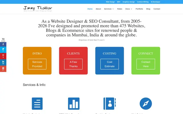 Jimmy Thakkar website