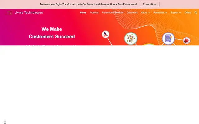 Jivrus Technologies website