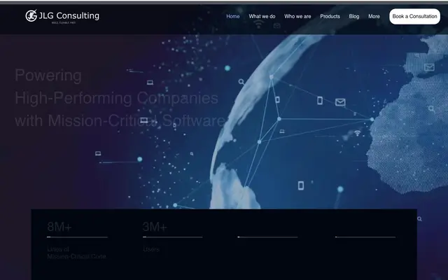 JLG Consulting website